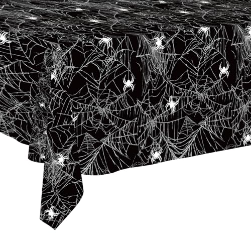 Tischdecke Halloween Spinnennetz 274 x 137cm Tischdecken Schwarz 2 Stück für Halloween Party Tischdeko Tischdecke Halloween Spinnennetz 274 x 137cm Tischdecken Schwarz 2 Stück für Halloween Party Tischdeko von BFB
