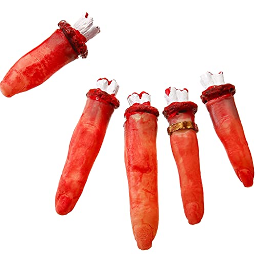 5 Stück Halloween Fake Blut Augapfel gebrochene Finger Ohr Ornament Retro Desktop Tischaufsätze 5 Stück Halloween Fake Blut Augapfel gebrochene Finger Ohr Ornament Retro Desktop Tischaufsätze von BFLKY