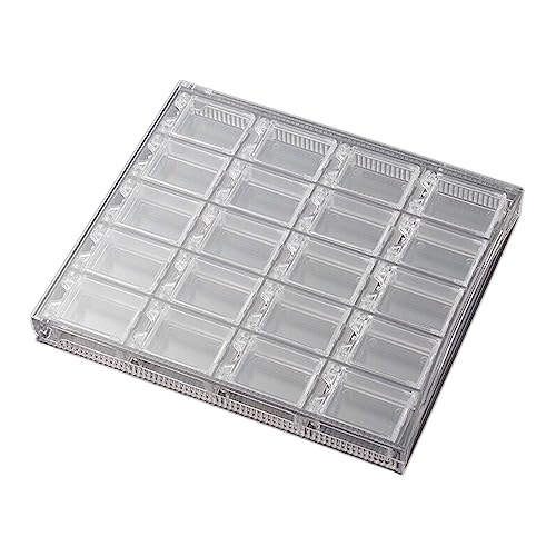 Aufbewahrungsbox mit 20 Fächern, transparent, Schmuckbehälter für Perlen, Kunst, Nähen Aufbewahrungsbox mit 20 Fächern, transparent, Schmuckbehälter für Perlen, Kunst, Nähen von BFLKY