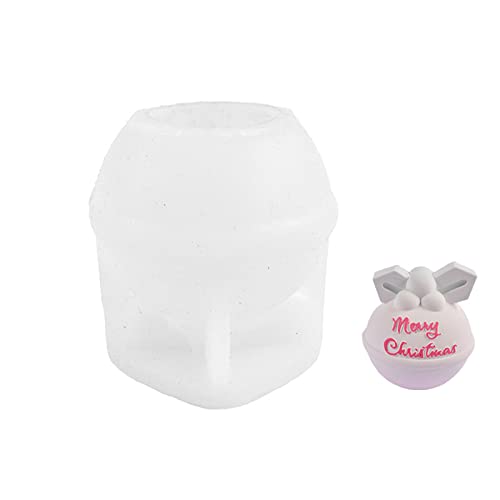 BFLKY 3D-Kerzen-Epoxidharz-Form für Seife, Kerzen, Weihnachten, handgefertigt, lebensmittelechtes Silikonharz von BFLKY