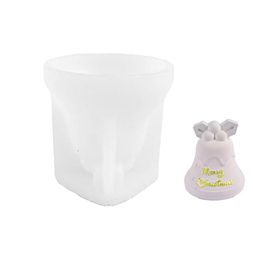 BFLKY 3D-Kerzen-Epoxidharz-Form für Seife, Kerzen, Weihnachten, handgefertigt, lebensmittelechtes Silikonharz von BFLKY