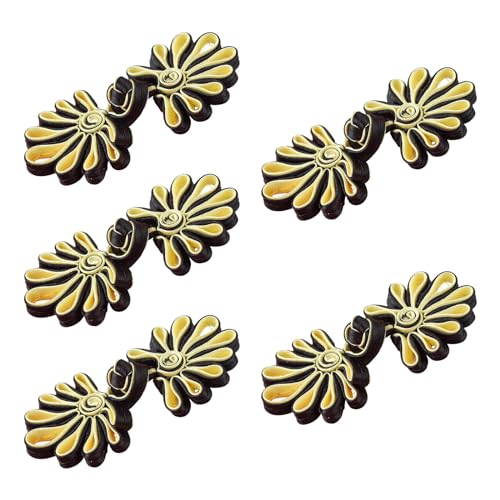 BFLKY 5 Paar/Pack Cheongsam Verschluss Nähverschlüsse Chinesische Knoten Frosch Dekorative Knöpfe Chinesische Traditionelle Knöpfe von BFLKY