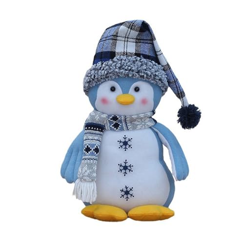 BFLKY Charm Blue Penguins Weihnachtsdekoration, handgefertigt, Bauernhaus, gestufte Tablett, Tischdekoration, einzigartige Figuren BFLKY Charm Blue Penguins Weihnachtsdekoration, handgefertigt, Bauernhaus, gestufte Tablett, Tischdekoration, einzigartige Figuren von BFLKY