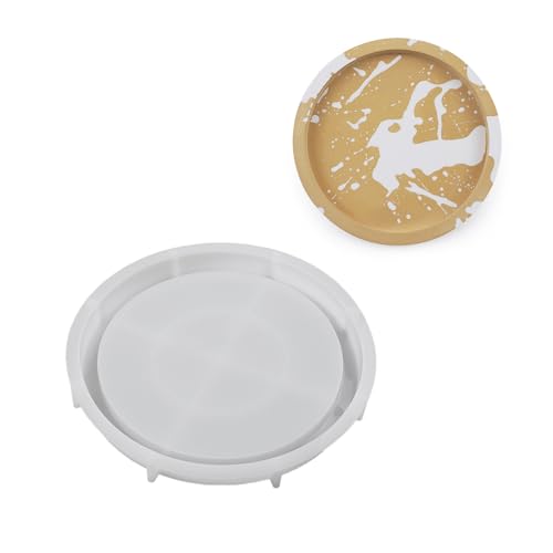 BFLKY Große Harzformen aus Silikon, runde Teller, Schalen, Harz, Epoxidharz, Formen für Obsttablett, Heimdekoration, Formen BFLKY Große Harzformen aus Silikon, runde Teller, Schalen, Harz, Epoxidharz, Formen für Obsttablett, Heimdekoration, Formen von BFLKY