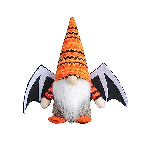 BFLKY Halloween-Zwerge, Plüsch, skandinavische Tomtes, Nisse, schwedische Zwerge, Flügel, gesichtslos, Küche, gestufte Tablett-Dekorationen BFLKY Halloween-Zwerge, Plüsch, skandinavische Tomtes, Nisse, schwedische Zwerge, Flügel, gesichtslos, Küche, gestufte Tablett-Dekorationen von BFLKY