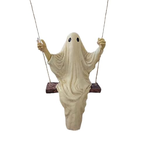 BFLKY Specter-Skulptur für Veranda und Garten, erschreckende Harzstatue, Halloween, Innen- und Außenbereich, Ornament, Party-Dekoration BFLKY Specter-Skulptur für Veranda und Garten, erschreckende Harzstatue, Halloween, Innen- und Außenbereich, Ornament, Party-Dekoration von BFLKY