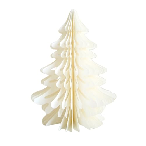 BFLKY Weihnachtliche Papierornamente, handgefertigt, dekorative Teile, Papier-Weihnachtsbaum, Desktop-Kunstwerk für Feiertage, Party-Dekoration BFLKY Weihnachtliche Papierornamente, handgefertigt, dekorative Teile, Papier-Weihnachtsbaum, Desktop-Kunstwerk für Feiertage, Party-Dekoration von BFLKY