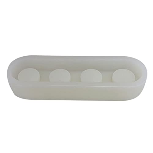 BFLKY Zylindrische Kerzenhalter-Epoxidharz-Formen, Kerzenbasis, Silikonform, handgefertigte Kerzenhalter-Formen, DIY-Dekoration von BFLKY