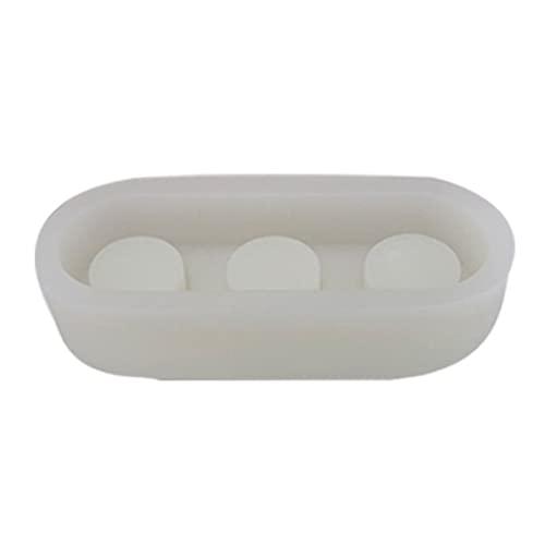 BFLKY Zylindrische Kerzenhalter-Epoxidharz-Formen, Kerzenbasis, Silikonform, handgefertigte Kerzenhalter-Formen, DIY-Dekoration von BFLKY