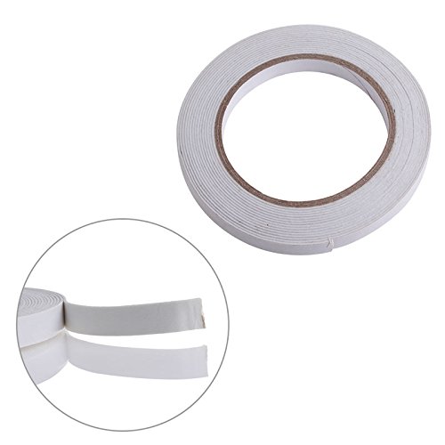 Doppelseitiges, starkes, selbstklebendes Schaumstoff-Klebeband, Montage-Befestigungspad, 5 m, Weiß Doppelseitiges, starkes, selbstklebendes Schaumstoff-Klebeband, Montage-Befestigungspad, 5 m, Weiß von BFLKY