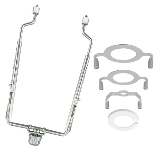 Verstellbarer Lampenschirm, Harfenhalter, Halterungs-Set, abnehmbares Lampenteil, Zubehör für E14, E26, E27 Lichtsockel Verstellbarer Lampenschirm, Harfenhalter, Halterungs-Set, abnehmbares Lampenteil, Zubehör für E14, E26, E27 Lichtsockel von BFLKY