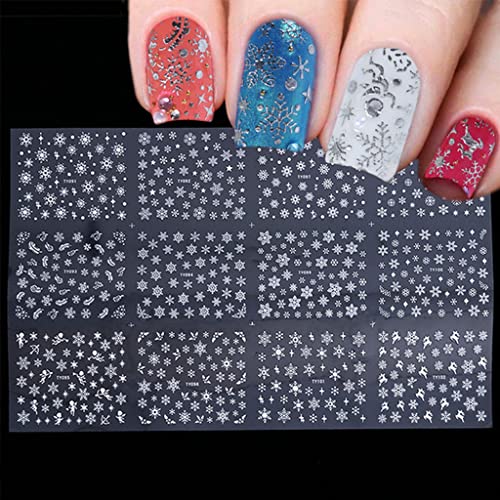 Weihnachtsaufkleber 3D Decals Schneeflocke Elch Bunte Winter Kunst Aufkleber für Frauen Mädchen Weihnachtsaufkleber 3D Decals Schneeflocke Elch Bunte Winter Kunst Aufkleber für Frauen Mädchen von BFLKY