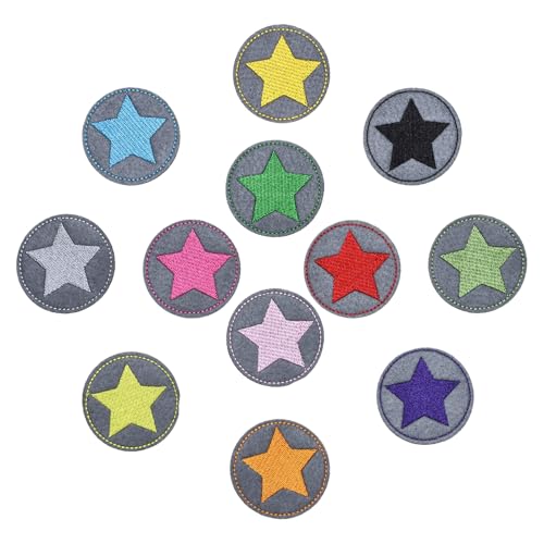 12 Stück Sterne Bügelflicken Kinder,Farbige Aufbügelflicken Patches Zum Aufbügeln,Sterne Aufnäher für DIY Kleidung Reparatur,Stern Bügelbilder Applikationen für Jeans,Daunenjacken,Hosen,Textilien 12 Stück Sterne Bügelflicken Kinder,Farbige Aufbügelflicken Patches Zum Aufbügeln,Sterne Aufnäher für DIY Kleidung Reparatur,Stern Bügelbilder Applikationen für Jeans,Daunenjacken,Hosen,Textilien von BFUZXY