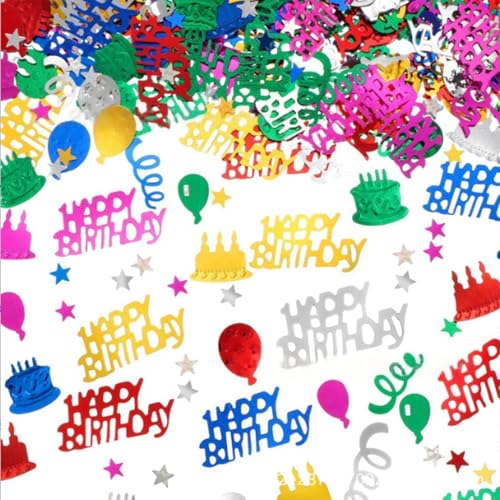Geburtstagsdeko,Konfetti Geburtstag,Streudeko Happy Birthday Deko,Happy Birthday Bunt Confetti Tischdeko Geburtstag,Glitzer GeburtstagsdekoTisch Frau Mann,DIY Streudeko Geburtstags Party (15g) Geburtstagsdeko,Konfetti Geburtstag,Streudeko Happy Birthday Deko,Happy Birthday Bunt Confetti Tischdeko Geburtstag,Glitzer GeburtstagsdekoTisch Frau Mann,DIY Streudeko Geburtstags Party (15g) von BFUZXY