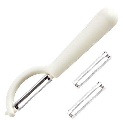 P-Schäler Tupper Set,Sparschäler Linkshänder mit 2 Ersatzklingen,Kartoffelschäler für Spargelschäler Gemüse,Gemüseschäler für Tupperware Ersatzklinge,Schälmesser Ersatzteile,Universalschäler (Weiß) P-Schäler Tupper Set,Sparschäler Linkshänder mit 2 Ersatzklingen,Kartoffelschäler für Spargelschäler Gemüse,Gemüseschäler für Tupperware Ersatzklinge,Schälmesser Ersatzteile,Universalschäler (Weiß) von BFUZXY