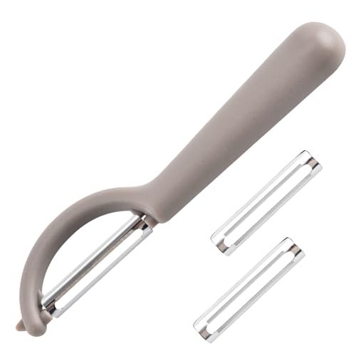 P-Schäler Tupper Set,Sparschäler Linkshänder mit 2 Ersatzklingen,Kartoffelschäler für Spargelschäler Gemüse,Gemüseschäler für Tupperware Ersatzklinge,Schälmesser Ersatzteile,Universalschäler (Grau) P-Schäler Tupper Set,Sparschäler Linkshänder mit 2 Ersatzklingen,Kartoffelschäler für Spargelschäler Gemüse,Gemüseschäler für Tupperware Ersatzklinge,Schälmesser Ersatzteile,Universalschäler (Grau) von BFUZXY