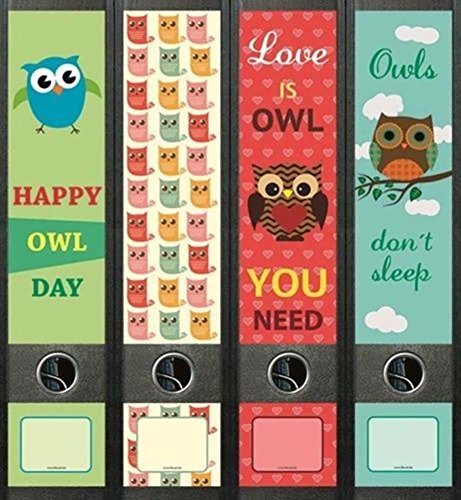 4 Ordnerrücken Owl Eule Lexikon Ordner Ordneraufkleber Aufkleber Deko 477 4 Ordnerrücken Owl Eule Lexikon Ordner Ordneraufkleber Aufkleber Deko 477 von BG
