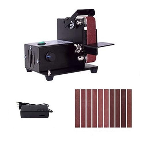 180 W Elektrische Polierer Messer Spitzer Mini Band Schleifen Maschine Sander Band Schleifen schleifen Polieren Maschine Schleifpapier(795) von BGAZA