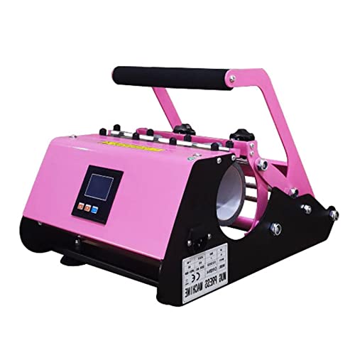 20z / 30z Tragbare Tasse Personalisierte Logo Cup Maschine 11 Unzen Becher Sublimation Multifunktions-Backbecher-Maschine(Pink) von BGAZA