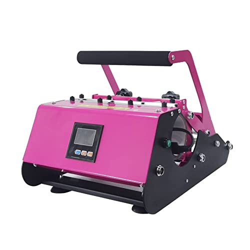 20z / 30z Tragbare Tasse Personalisierte Logo Cup Maschine 11 Unzen Becher Sublimation Multifunktions-Backbecher-Maschine(Rosy) von BGAZA