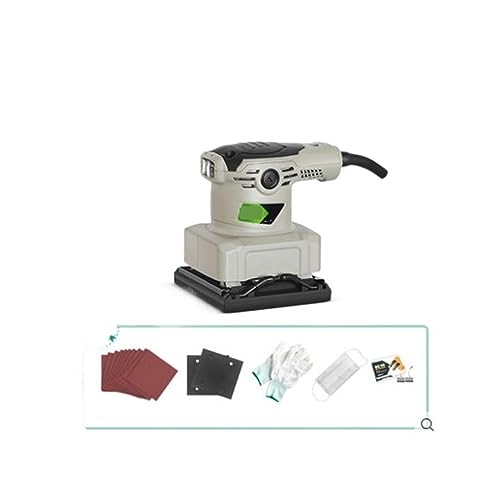 240 W Elektrischer Holzschleifer, Holzbearbeitungspolierer, Schleifmaschine, Polierwerkzeug Mit Schleifpapier For Möbel, Wandholz(Set 1) von BGAZA