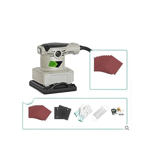240 W Elektrischer Holzschleifer, Holzbearbeitungspolierer, Schleifmaschine, Polierwerkzeug Mit Schleifpapier For Möbel, Wandholz(Set 2) von BGAZA