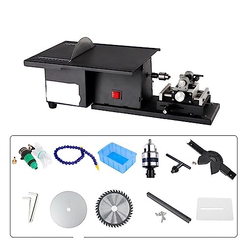 2500W 5 IN 1 Multifunktionale Desktop-Poliermaschine Jade Schnitzen Schleifen Schneidemaschine Runde Perlenstanzmaschine(Simple Version) von BGAZA