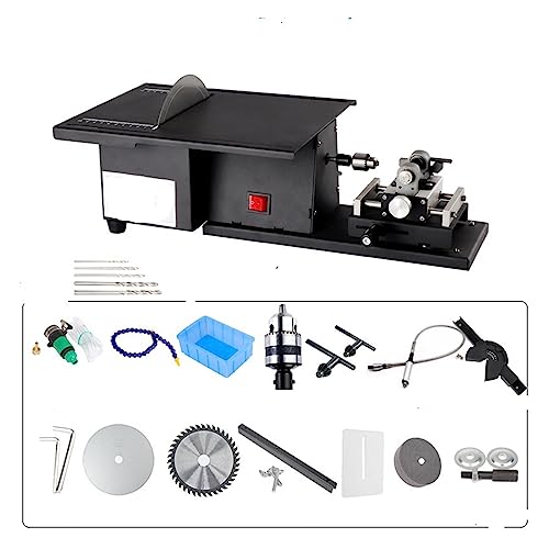 2500W 5 IN 1 Multifunktionale Desktop-Poliermaschine Jade Schnitzen Schleifen Schneidemaschine Runde Perlenstanzmaschine(Upgraded Version) von BGAZA