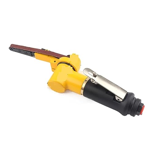 3/8" pneumatische Schleifmaschine Luftbandschleifer Polierwerkzeuge mit Schleifbändern for Luftkompressor-Kit 10 * 330 mm(Belt sander kit) von BGAZA