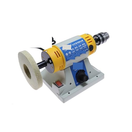 320W Desktop Polieren Und Schleifen Schneiden Maschine for DIY Holzbearbeitung Jade Schmuck Bench Drehmaschine Motor Für die Schmuckherstellung von BGAZA