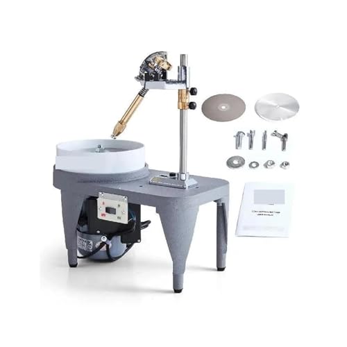 BGAZA 180 W 2800 U/min Edelstein-Facettiermaschine, Jade-Schleifpoliermaschine, Steinpolierer, Juwelen-Winkelpolierer mit Facettierung Für die Schmuckherstellung BGAZA 180 W 2800 U/min Edelstein-Facettiermaschine, Jade-Schleifpoliermaschine, Steinpolierer, Juwelen-Winkelpolierer mit Facettierung Für die Schmuckherstellung von BGAZA