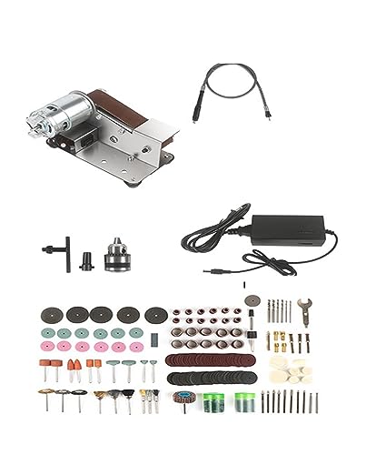 Bandschleifer Maschine DIY Polieren Schleifmaschine Elektrische Bandschleifer Cutter Kanten Schärfer Sander Polierer(Group 4) von BGAZA