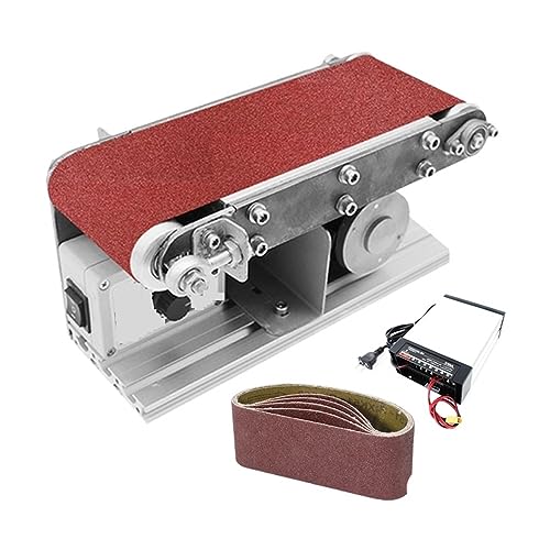 DIY Polieren Schleifen Maschine Desktop Gürtel Maschine Cutter Kanten Spitzer Multifunktionale Band Sander Mit 10PCS Gürtel 533 * 75mm DIY Polieren Schleifen Maschine Desktop Gürtel Maschine Cutter Kanten Spitzer Multifunktionale Band Sander Mit 10PCS Gürtel 533 * 75mm von BGAZA