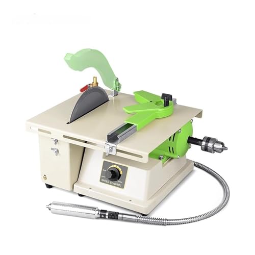 Große Power Mini Starke Polierschneidemaschine, Tischschleifer Tischkreissä Multifunktale kleine Jadeschleifmaschine Für die Schmuckherstellung von BGAZA