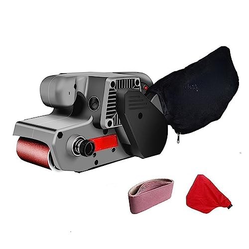 Holzbearbeitungs-Schleifpapiermaschine, Schleifmaschine, Schleifmaschine, Schleifmaschine, kleine Poliermaschine, Hochleistungs-Bandschleifer, tragbar(3 inch economy) von BGAZA