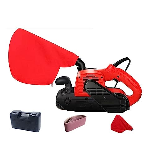 Holzbearbeitungs-Schleifpapiermaschine, Schleifmaschine, Schleifmaschine, Schleifmaschine, kleine Poliermaschine, Hochleistungs-Bandschleifer, tragbar(4 inch economy) von BGAZA