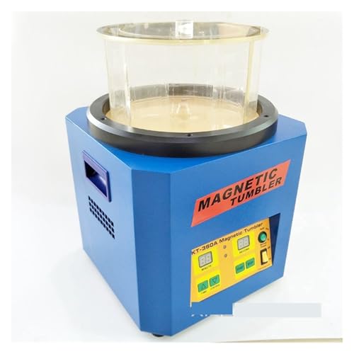 KT-360A Trommelpoliermaschine, Schmuck-Vibrationstrommel-Magnettrommelpolierer, 1,3 kg Schmuckoberflächen-Schleifwerkzeuge Für die Schmuckherstellung von BGAZA