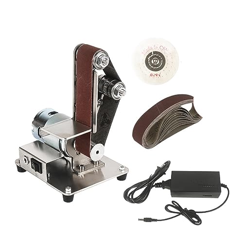 Mini-Bandschleifer, Schleifmaschine, DIY, Polieren, Schleifen, Mini-Elektro-Bandschleifer, Schneider, Kantenschärfer, 7 Gänge(Group2) von BGAZA