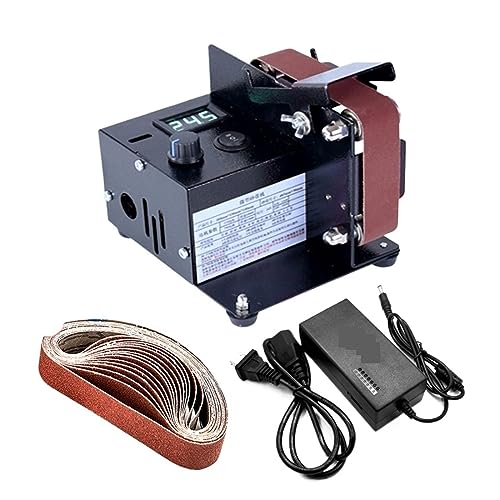 Mini Elektrische Band Sander DIY Polieren Schleifen Maschine Cutter Kanten Spitzer Multifunktionale Mühle Mit Gürtel(795) von BGAZA