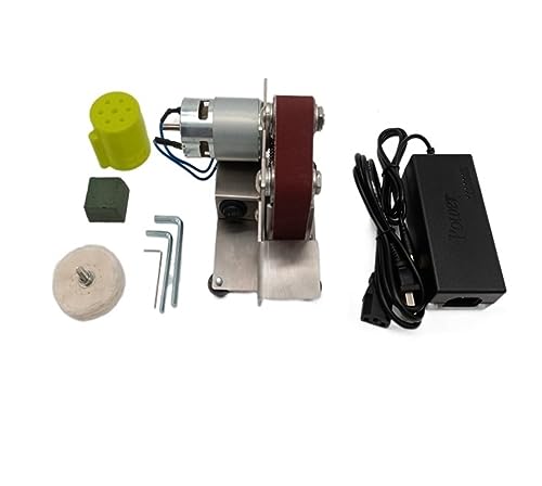 Mini-Elektro-Bandschleifer, multifunktionaler Schleifer, Bandschleifer, DIY, Polieren, Schleifen, Maschine, Kantenschärfer(A SET) von BGAZA