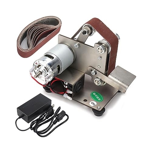 Mini-Elektro-Bandschleifer, multifunktionaler Schleifer, Bandschleifer, DIY, Polieren, Schleifen, Maschine, Kantenschärfer(C SET) von BGAZA