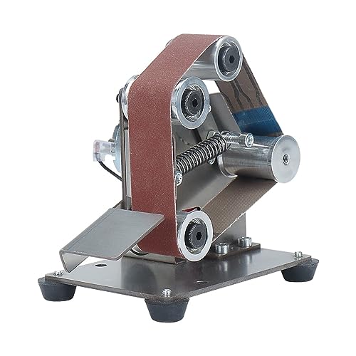 Multifunktionale Schleifmaschine, Mini-Elektro-Bandschleifer, Polier-, Schleifmaschine, Kantenschärfer(Only machine) von BGAZA