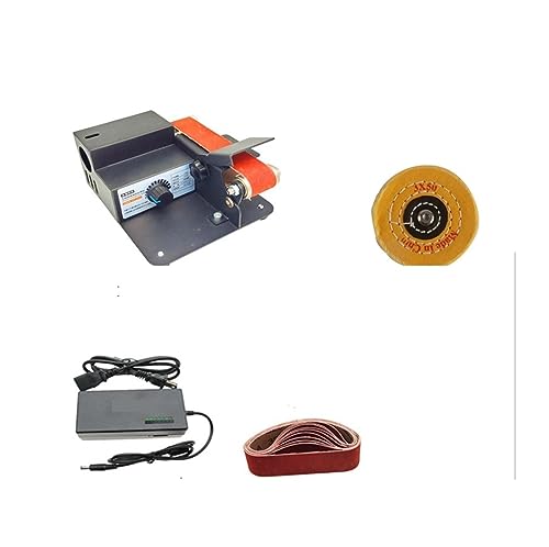 Multifunktionale elektrische Haushalts-DIY-Desktop-Mini-Bandmaschine Mini-Festwinkelschleifer Polierartefakt(795 Set1) von BGAZA