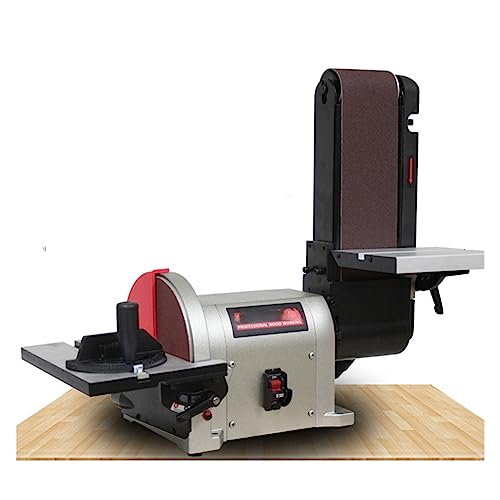 Schleifscheibenmaschine Bandschleifpapier Polierer Spitzer Maschine Schleifen Desktop-Multifunktionswerkzeuge mit 2980 U/min Schleifscheibenmaschine Bandschleifpapier Polierer Spitzer Maschine Schleifen Desktop-Multifunktionswerkzeuge mit 2980 U/min von BGAZA