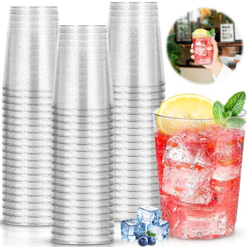 BGIUSQF Pack of 60 Plastikbecher, 300 ML Hartplastik Becher, Reusable Partybeche, Cocktailgläser Plastik for Beer and Drinks, Parties, Birthdays, Weddings, Christmas, Silbrig BGIUSQF Pack of 60 Plastikbecher, 300 ML Hartplastik Becher, Reusable Partybeche, Cocktailgläser Plastik for Beer and Drinks, Parties, Birthdays, Weddings, Christmas, Silbrig von BGIUSQF