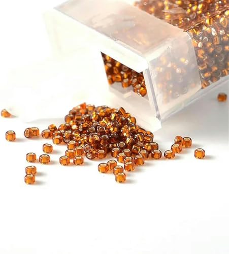 1,5 mm runde Glasperlen mit silberner Einfassung, 10 g, 2500 Stück, Perlen zum Nähen, handgefertigte Schmuckherstellung-15-0 34-1,5 mm, 2500 Stück 1,5 mm runde Glasperlen mit silberner Einfassung, 10 g, 2500 Stück, Perlen zum Nähen, handgefertigte Schmuckherstellung-15-0 34-1,5 mm, 2500 Stück von BGPFJK