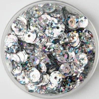 10 g/Los, verschiedene Größen, 4 mm/5 mm/6 mm/8 mm, Pailletten, runde Cup-Pailletten, zum Nähen, Basteln, Silber, 8 mm, 10 g, 360 Stück 10 g/Los, verschiedene Größen, 4 mm/5 mm/6 mm/8 mm, Pailletten, runde Cup-Pailletten, zum Nähen, Basteln, Silber, 8 mm, 10 g, 360 Stück von BGPFJK