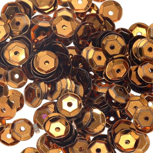 10 g/Los 4 mm/6 mm/7 mm Pailletten PVC Runde Cup Pailletten Pailletten zum Nähen Kunsthandwerk-Braun-5 mm 10 g 1250 Stück 10 g/Los 4 mm/6 mm/7 mm Pailletten PVC Runde Cup Pailletten Pailletten zum Nähen Kunsthandwerk-Braun-5 mm 10 g 1250 Stück von BGPFJK