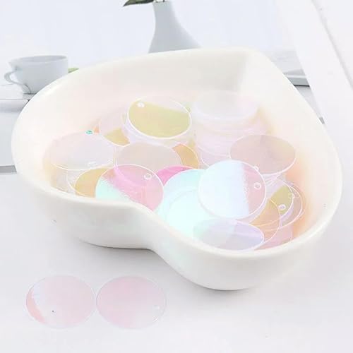 10 g/Packung, runde Pailletten, 6 mm, 8 mm, 10 mm, 15 mm, 20 mm, 30 mm, Nähpailletten zum Basteln, Schmuckzubehör, Kleiderbasteln, AB transparent, 20 mm, 10 g, 90 Stück 10 g/Packung, runde Pailletten, 6 mm, 8 mm, 10 mm, 15 mm, 20 mm, 30 mm, Nähpailletten zum Basteln, Schmuckzubehör, Kleiderbasteln, AB transparent, 20 mm, 10 g, 90 Stück von BGPFJK