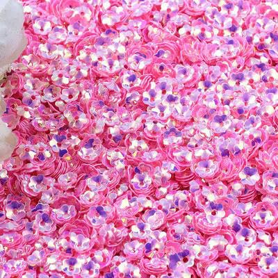 10 g 6 mm Mix Cup Blumen-Pailletten, lose Pailletten zum Basteln, Glitzer-Konfetti, Nägel, Kunstdekoration, Pailletten, DIY-Nähzubehör, Gold von BGPFJK